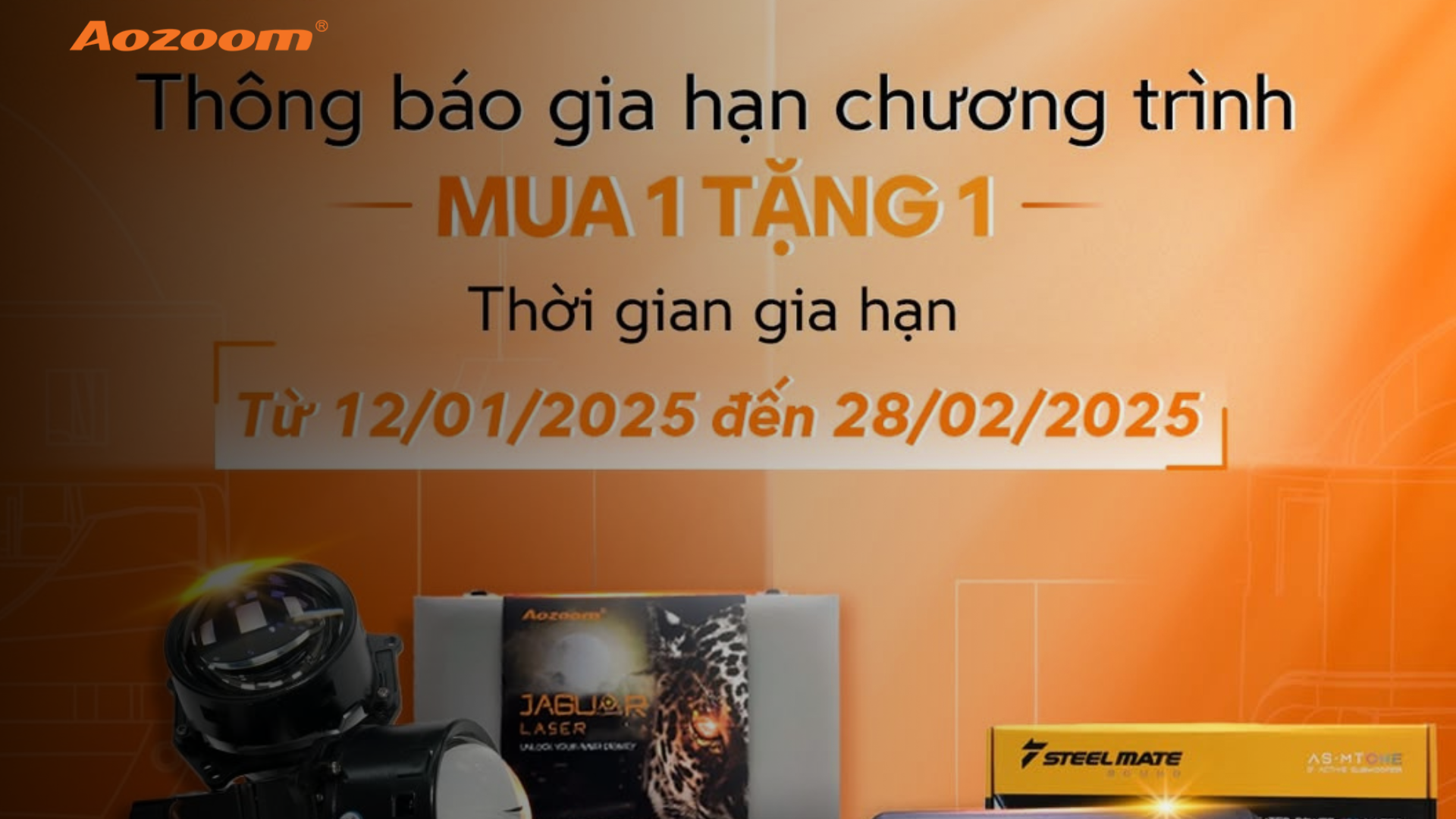 AOZOOM GIA HẠN CHƯƠNG TRÌNH ƯU ĐÃI MUA 1 TẶNG 1
